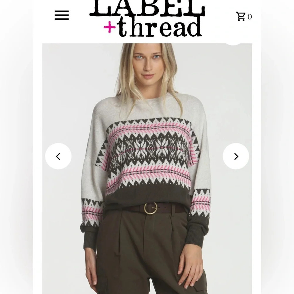Label + Thread Nordic Freya Sweater